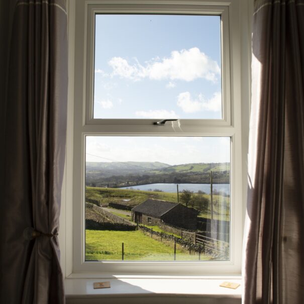 View from the landing window