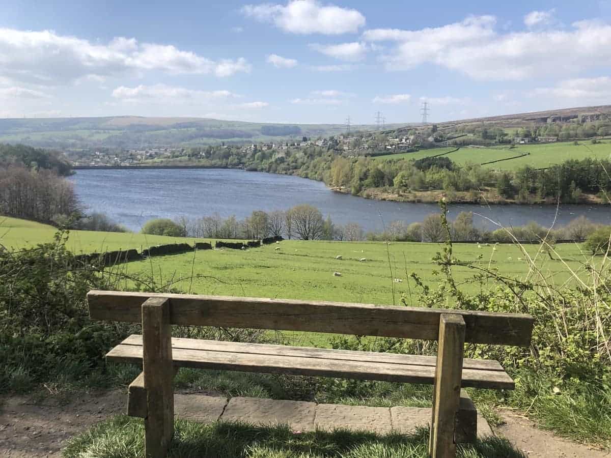 View from Longdendale Trail Peak District Walk