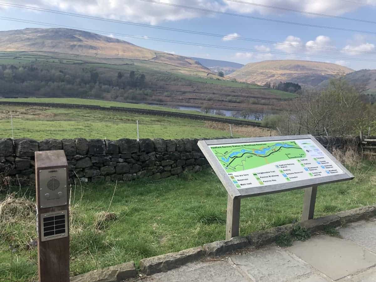 Viewing platform over Torside Reservoir