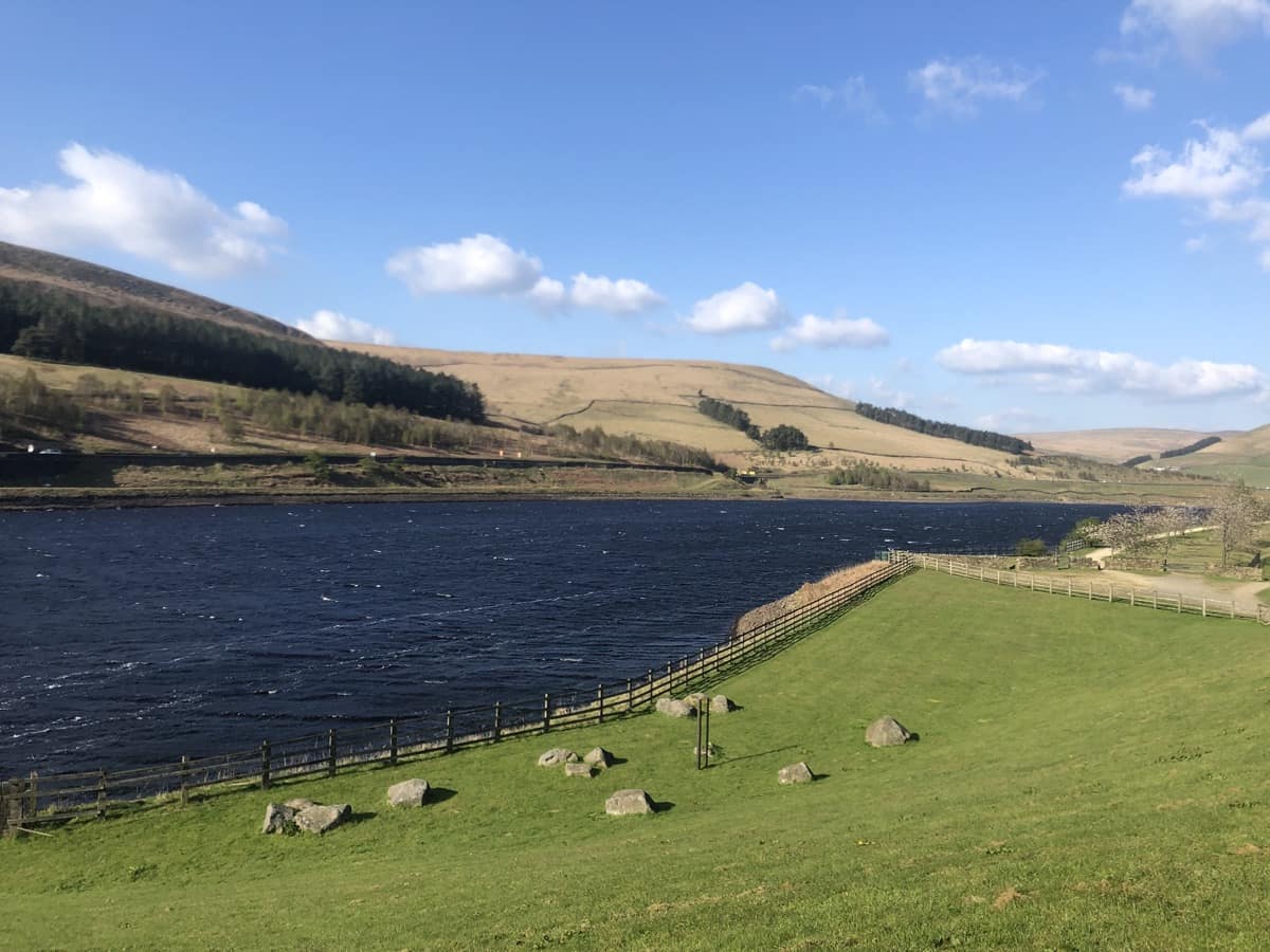 Stunning view of Woodhead Reservoir